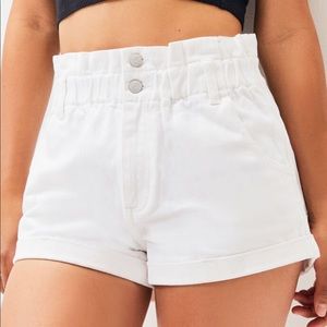 NWT paper bag waist mom shorts by Pacsun